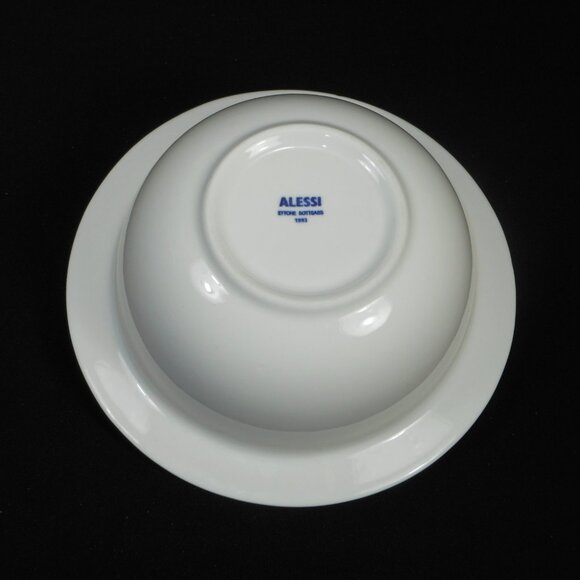 rimmed soup bowl. ALESSI ETTORE SOTTSASS - Picture 6 of 7